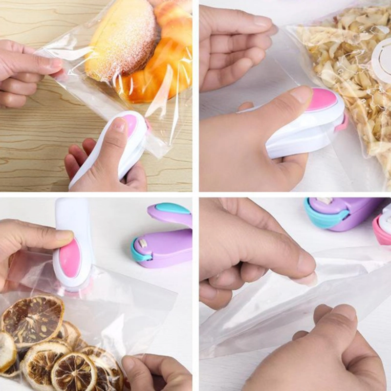 Product image KAHASIL - Alat Pres Perekat Kemasan Plastik Snack Makanan Elektrik Hand Mini Sealer Portable KMJ180 UNGU