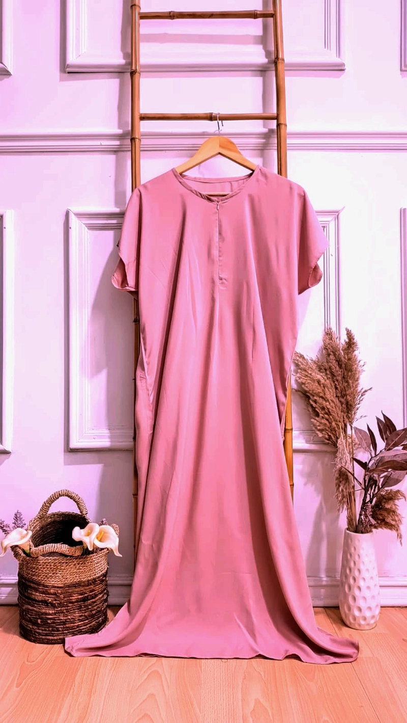 Product image ALMIRA STORE - DASTER LONG BUSUI POLOS All size Pink
