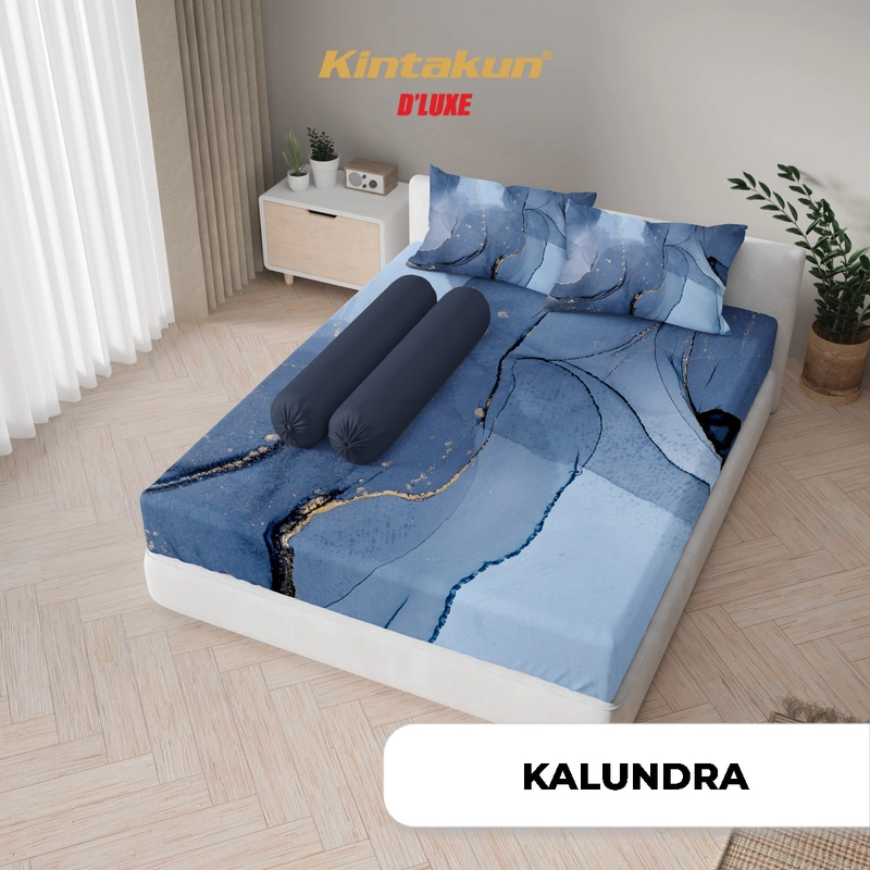 Product image Kintakun - [Tya Ariestya Exclusive Sprei Printing] - Dluxe Sprei Set Fitted Tinggi 25 Aesthetic 120 x 200 Kalundra