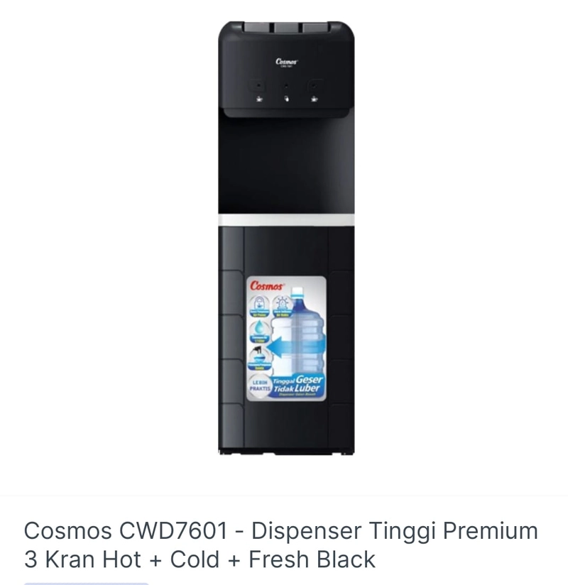 Product image Mumtazqu Store - Cosmos Standing Dispenser CWD-7601 Galon Bawah 15KG RANDOM