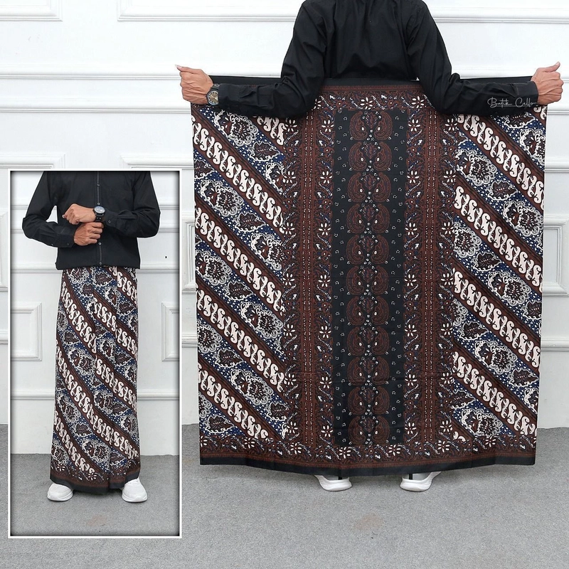 Product image Batik Alfin - Sarung batik santri motif gus kautsar terbaru sarung dewasa gus kautsar Sarung dewasa Sarung gus kautsar putih
