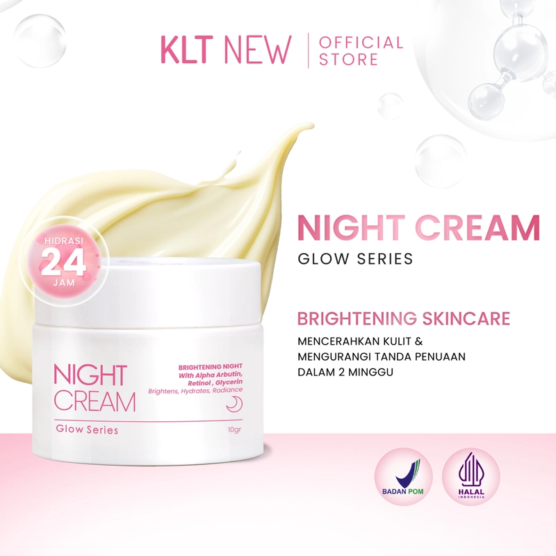 Product image KLT NEW - KLT New Night Cream Glow Series 10Gr 10Gr Cream Malam