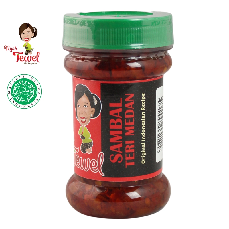 Product image Nyah Tewel - Sambal Teri Medan 130 gr Sambar Teri Medan