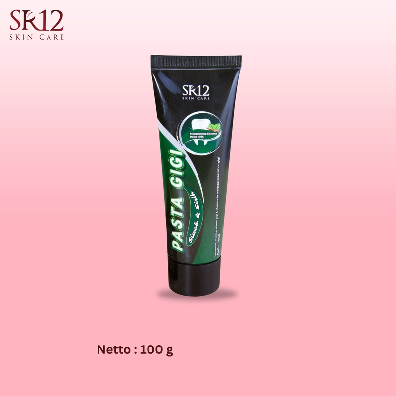 Product image SR12 Jawa Barat - SR12 Pasta Gigi Siwak Dan Sirih Mengatasi Bau Mulut Dan Merontokkan Karang Gigi 100g pasta gigi siwak
