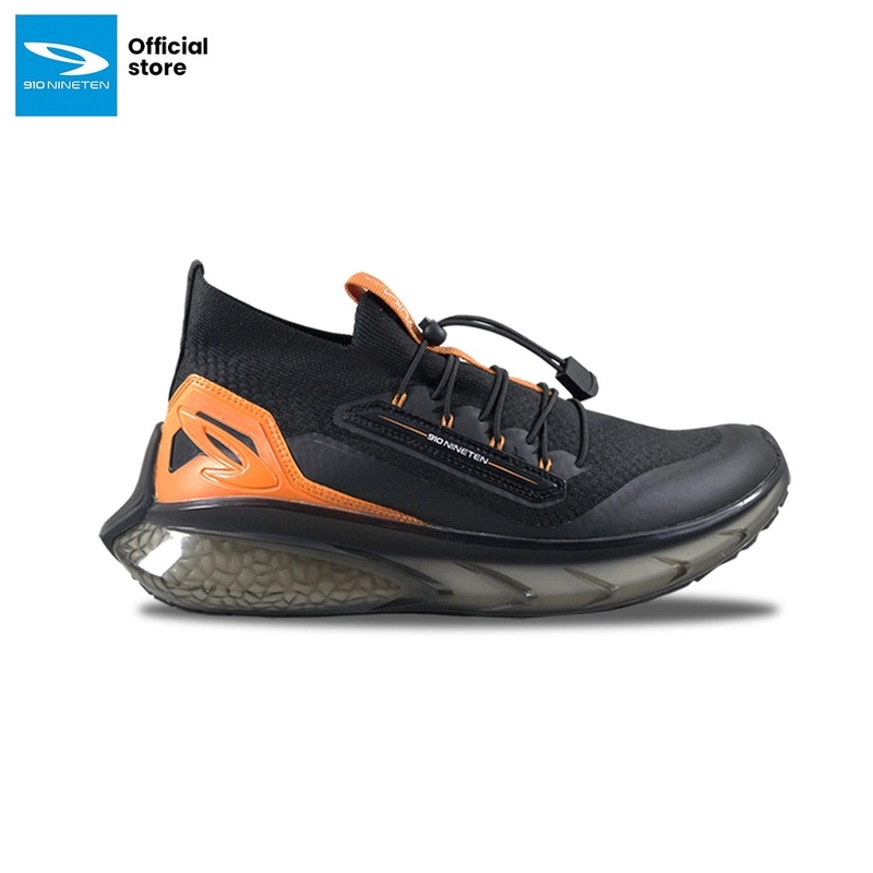 Product image 910 Nineten - YUKA ACE Hitam/Abu/Jingga 39 Hitam/Abu/Jingga
