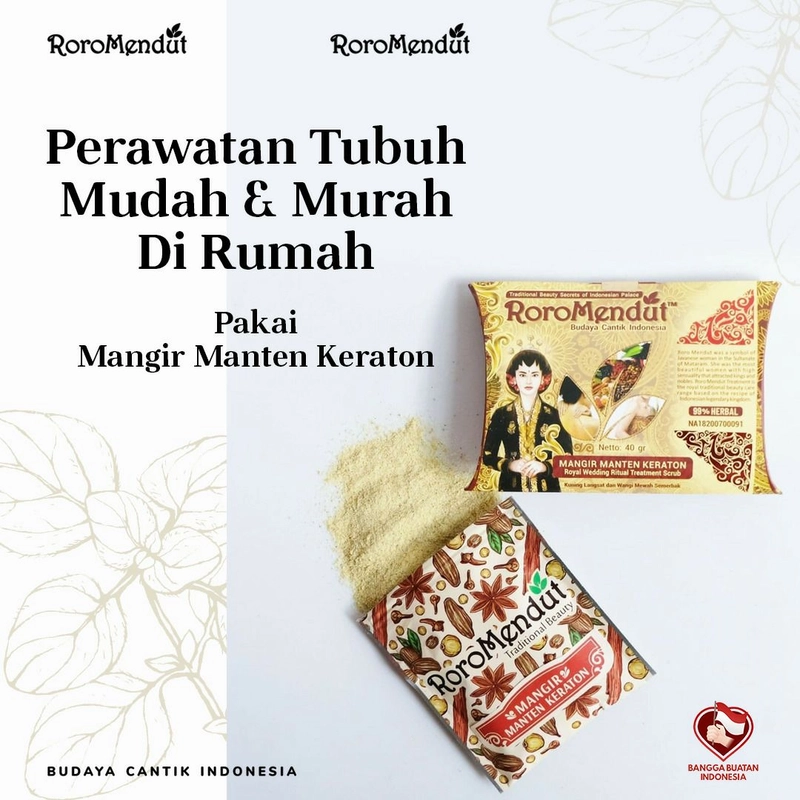 Product image Scrub Badan Mangir Manten Perawatan Keraton 40GR Mangir Manten