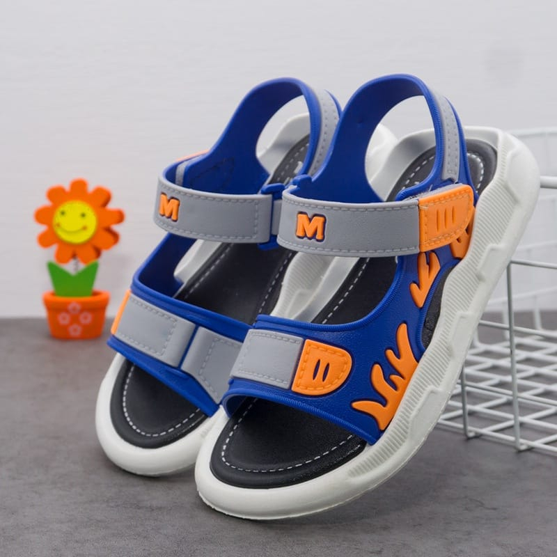 Product image LUXIA - SANDAL ANAK COWO BEST FIRE SA22 21 HITAM BIRU