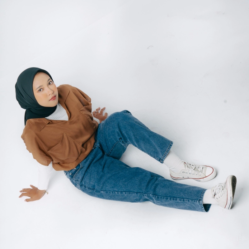 Product image MKY Clothing - BOYFRIEND TAPERED JEANS WANITA BIRU S (26) MIUU02-BLU Biru
