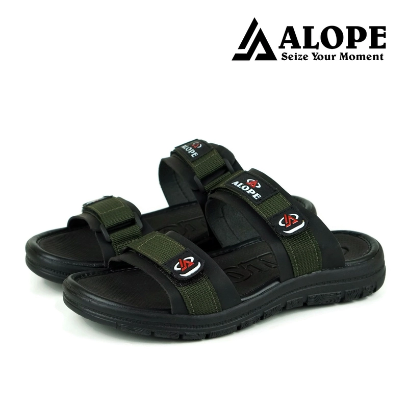 Product image ALOPE OFFICIAL - SANDAL WILDER ALOPE PRIA WANITA BAHAN TEBAL ANTI LICIN SIZE DEWASA 39 SAMPAI 43 39 ARMY