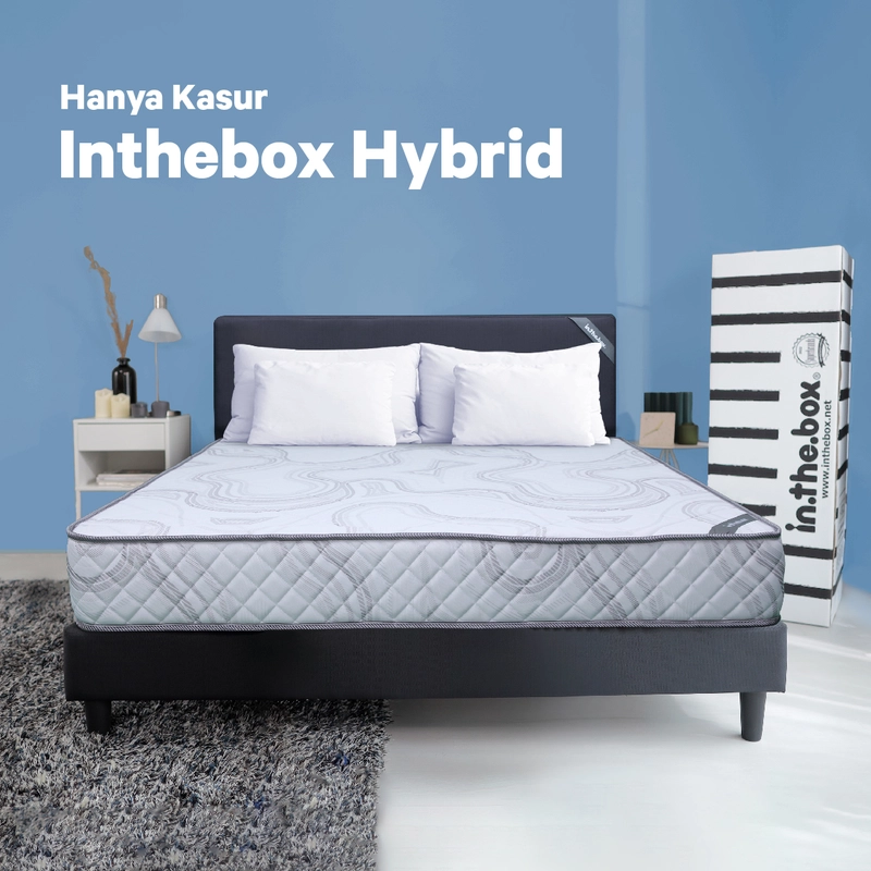 Product image INTHEBOX - Kasur Busa Hybrid Ukuran 100x200 (Super Single) F388HB-JBS1-100NTR 100 x 200 cm Abu
