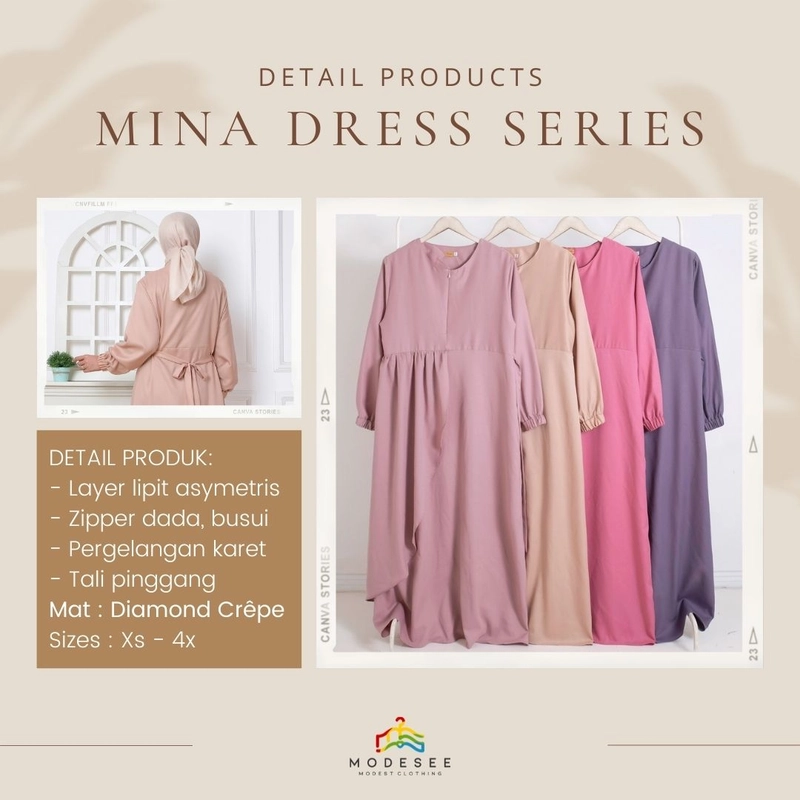 Product image Modesee - Mina Dress Jazzy XS Dusty Pink