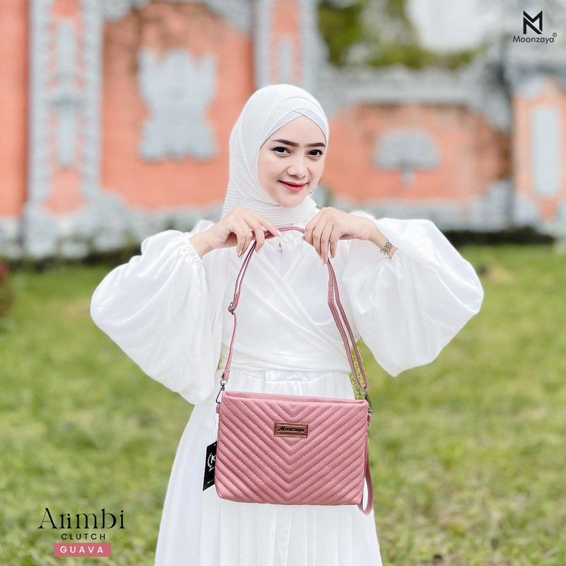 Product image Fashopid - MOONZAYA TAS SELEMPANG CLUTCH ARIMBI ALL GUAVA