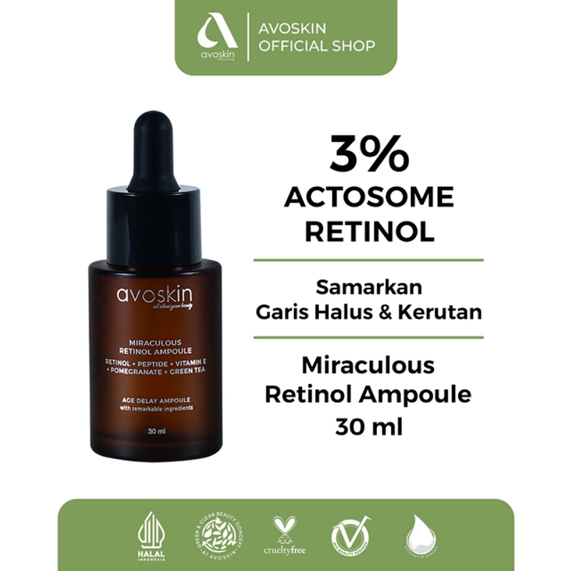 Product image AVOSKIN Flash Sale - Miraculous Retinol Ampoule Skincare 30 ml Retinol Ampoule 30 ml Retinol Ampoule