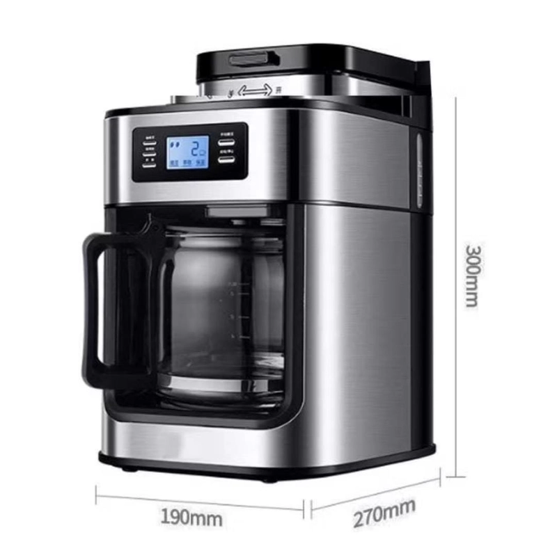 Product image Rizki Electronics - Mesin Kopi Espresso Coffee Maker Bean Grinder 1L - BG315T HITAM