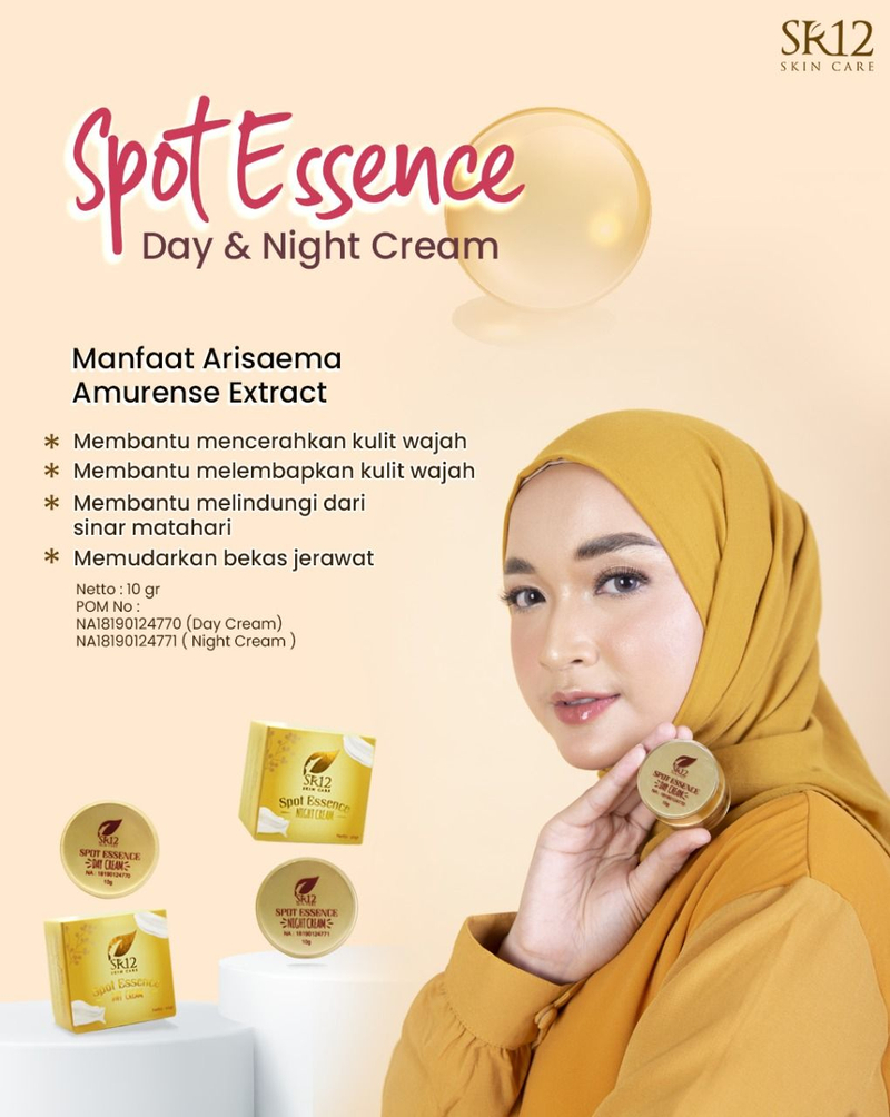 Product image SR12 Spot Cream Essence Day Dan Night Memudarkan Flek Hitam 10 gr Day