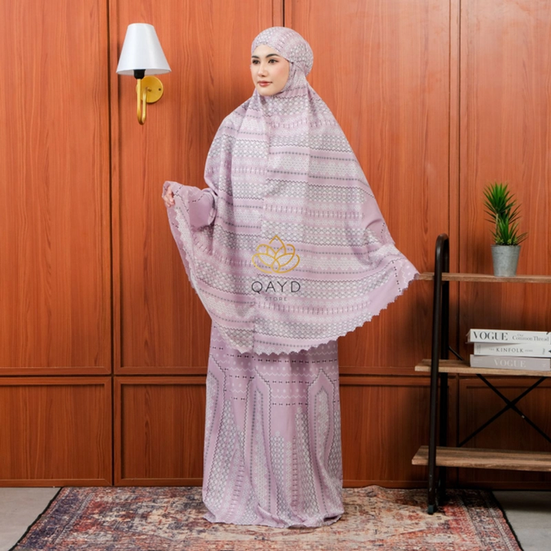 Product image qaydstoreid - Hampers Mukena Aminah 2in1 Pink