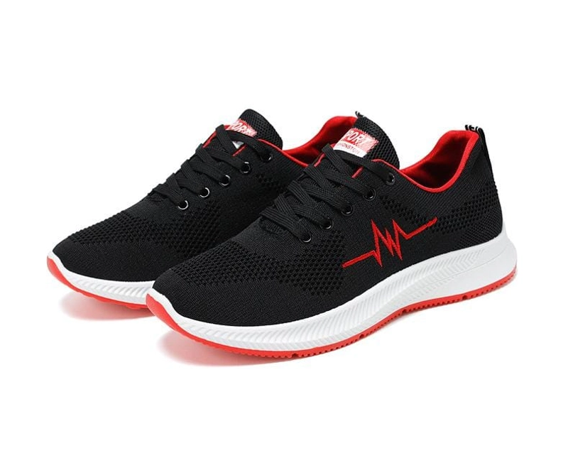 Product image Sepatu Kets Sneakers Runing Pria & Wanita Sport New Trendy Xpr 43 Hitam Merah