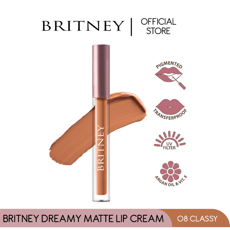 Product image Purbasari - BRITNEY DM LIPCREAM 1.5 gr 08 CLASSY