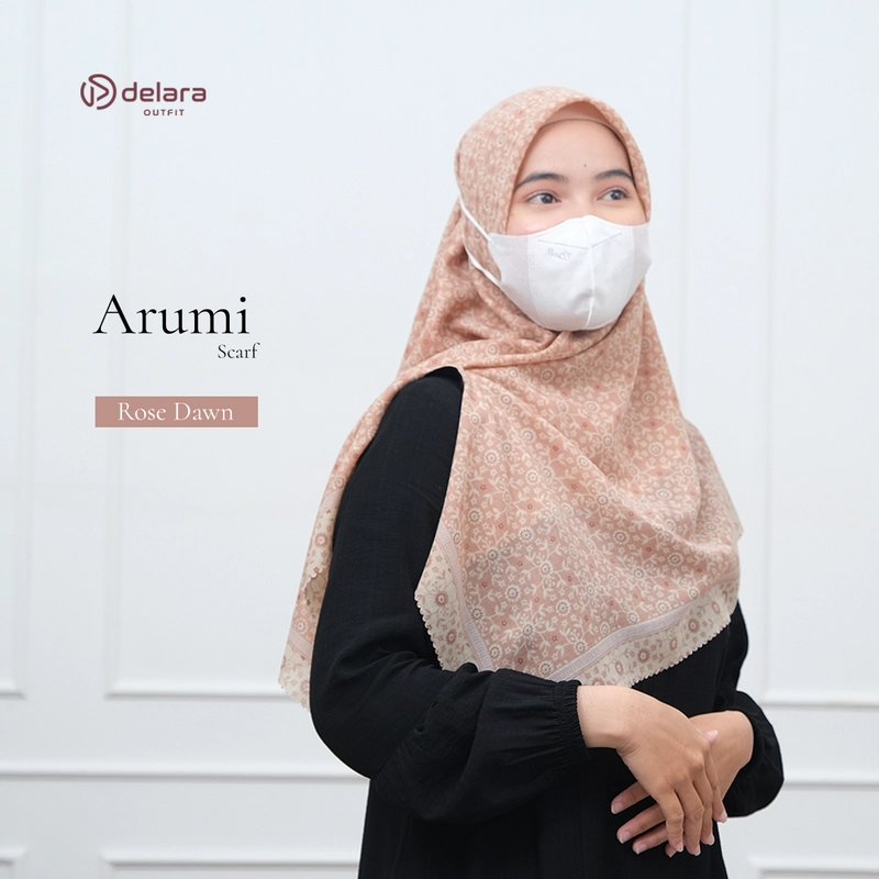 Product image SCARF MOTIF ARUMI 110 110x110cm ROSE DAWN