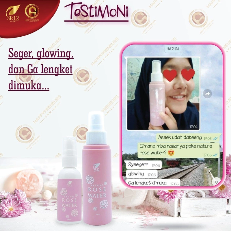 Product image Nature Rose Water 60ml Pengunci Make Up