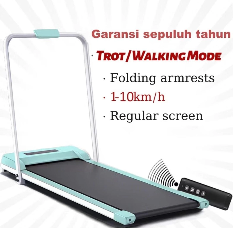 Product image Rizki Electronics - MY-HI Treadmill Portable Treadmill electric Walking Pad Running HITAM/PINK/HIJAU