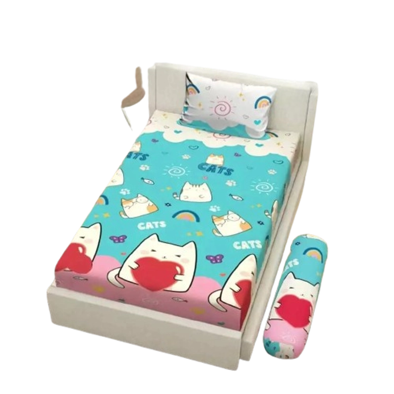 Galeripuko - All Motif ada disini Sprei Katun Ukuran 120 Kasur Single 120 CATS LOVE