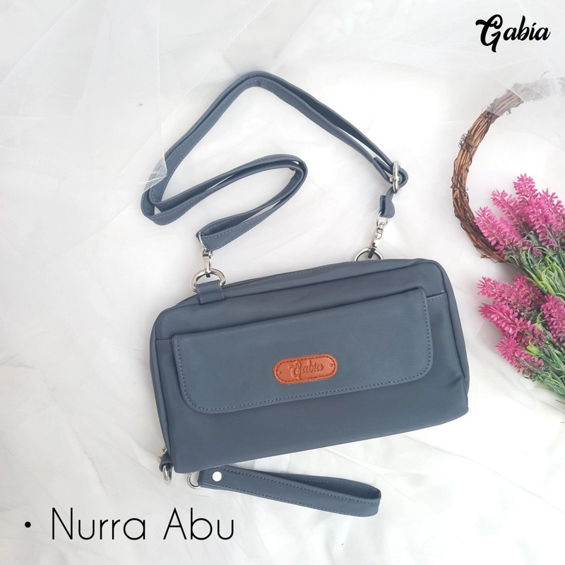 Product image Fashopid - GABIA NURRA CHOCOLY TAS SELEMPANG WANITA ALL ABU