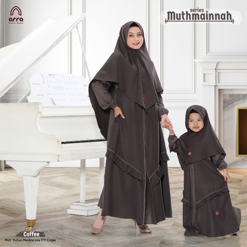 Arra - Sarimbit Muthmainnah 01 Coffe S Khimar Anak