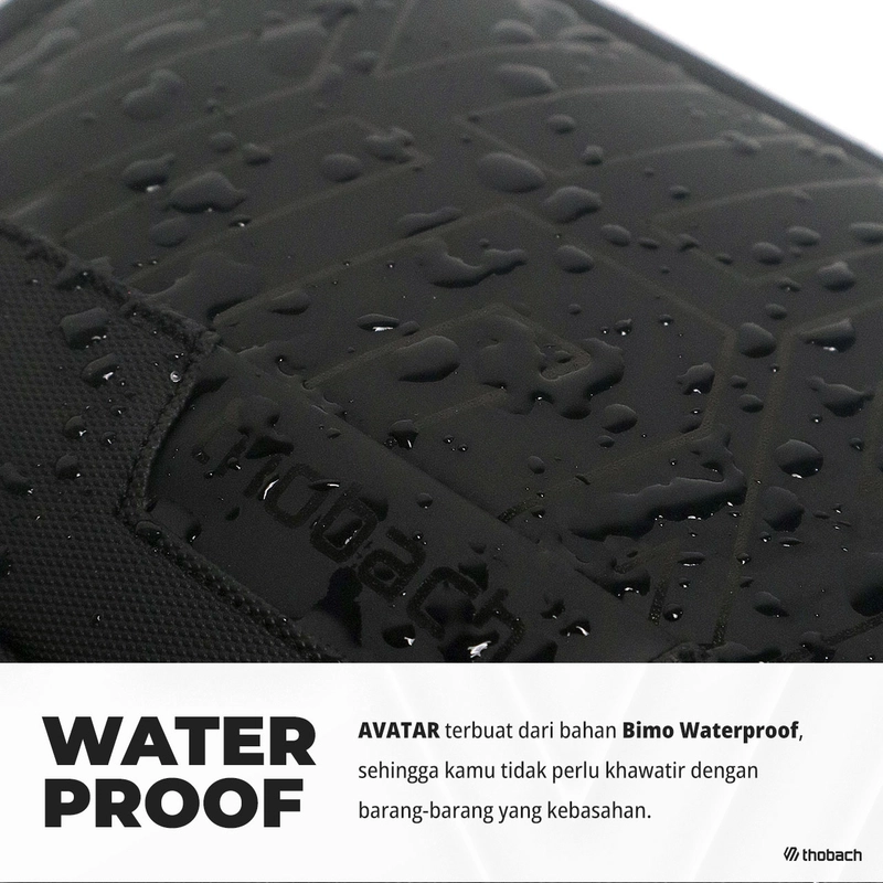 Product image Thobach official - THOBACH - SLING BAG WATERPROOF TAS SELEMPANG AVATAR HAND BAG PRIA MULTIFUNGSI all size black