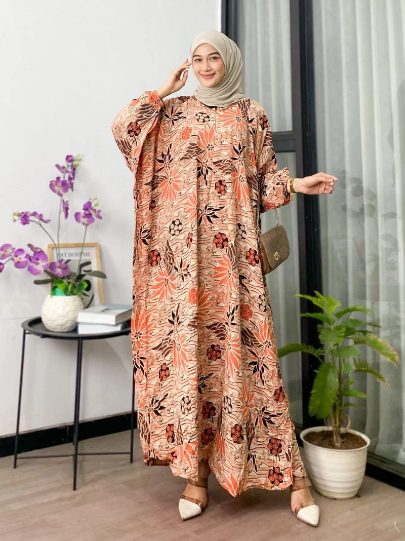 Product image Batik Ayodha - KAFTAN NINDHITA ALLSIZE JUMBO Allsize Orens