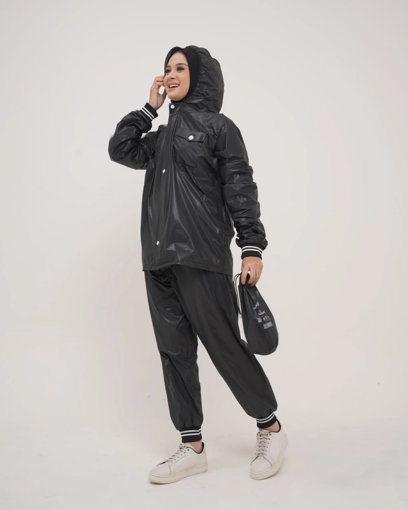 Product image Raincoat City - Jas Hujan Celana Bromo JOKE All Size Hitam