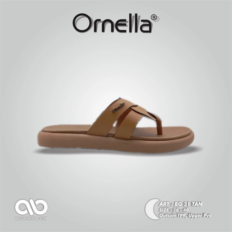 Product image Odillon - Ornella BG 21 / Sandal Jepit Wanita Casual 40 TAN