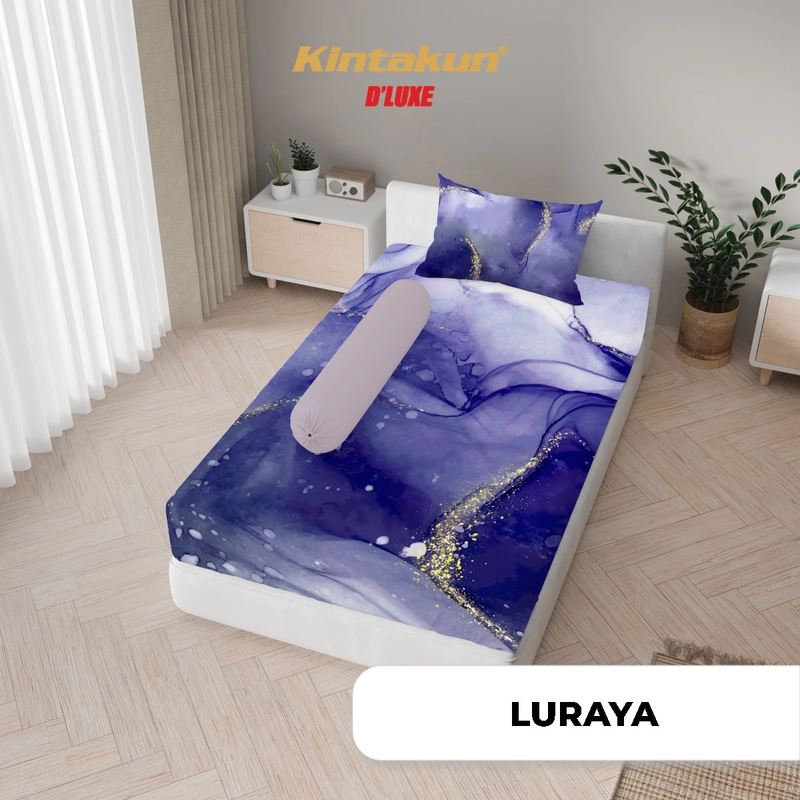 Product image Kintakun - Kintakun Digital Printing 3D Sprei 120/160/180 Lembut Nyaman T25 Double Karet 120 x 200 Luraya