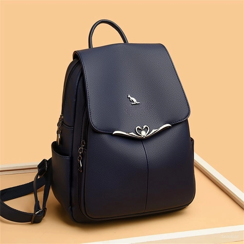 Product image Alcaff - Tas Ransel Fashion Tas Gendong Wanita Nadia Terbaru 32x26x13 Hitam