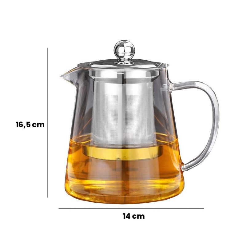 Product image RUMAH RAYA - Teko Pitcher Teapot Maker 1300ml - TP-760 - Transparent 1300 ml 1 pcs