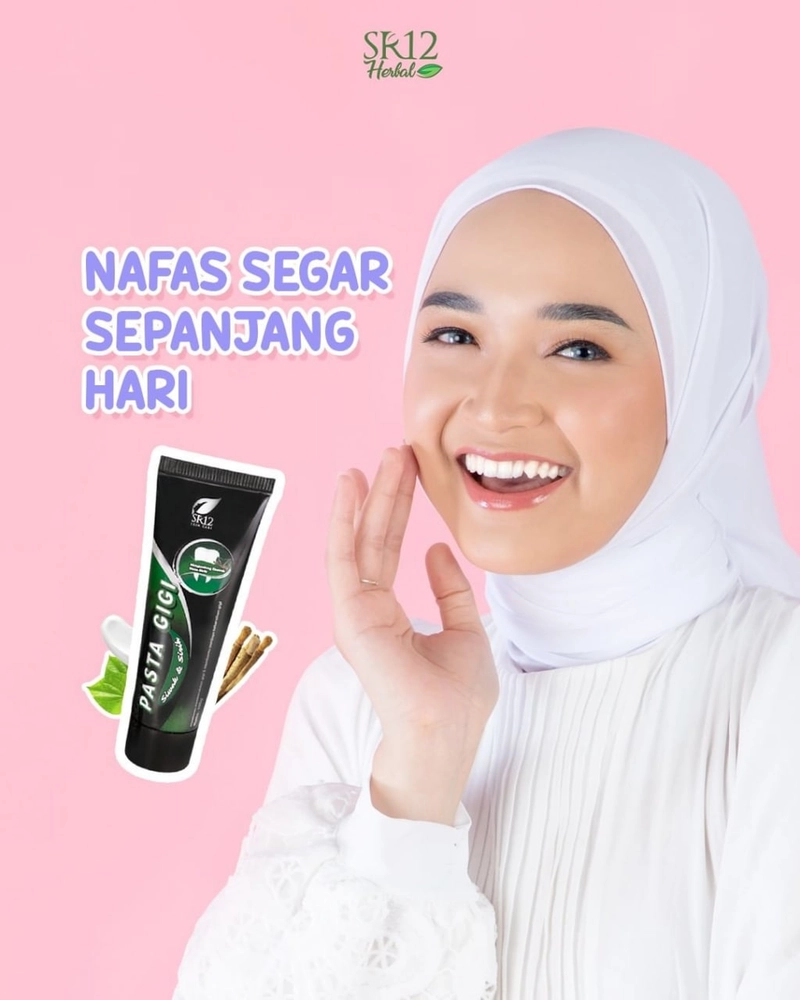 Product image SR12 Pasta Gigi Siwak & Sirih Mencegah Bau Mulut Mengatasi Bau Mulut Napas Lebih Segar 100gr Siwak & Sirih