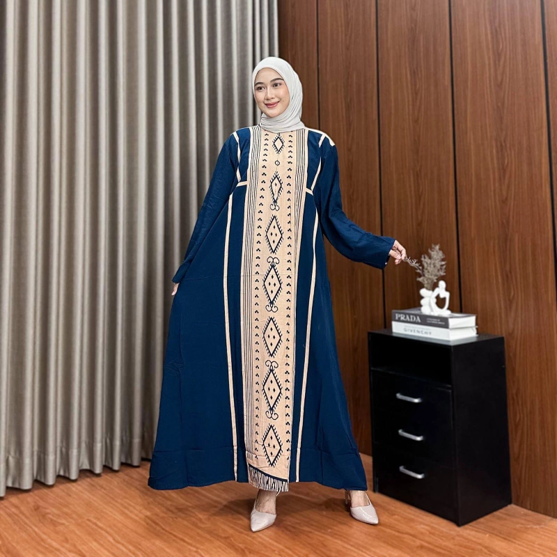 Product image Khisna collection - Abaya kaftan songket jumbo Jumbo A