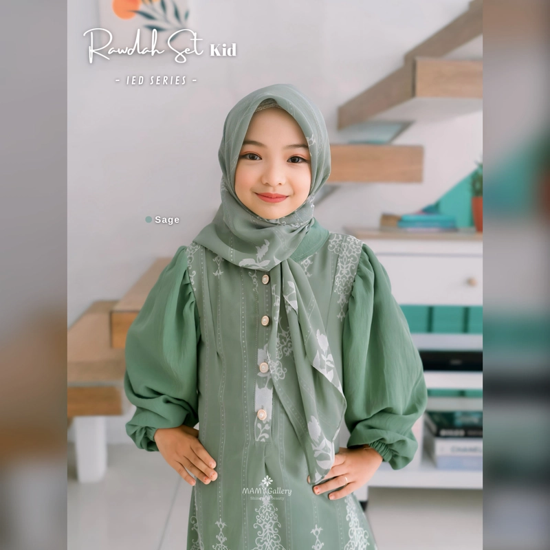 Product image [CUCI GUDANG] Baju Koko Anak Qaheer 90x90 cm Jilbab Anak