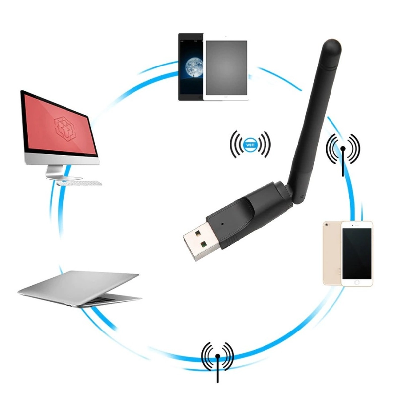 Product image TWINS STATIONERY - Usb Wifi Set Top Box MT7601 Dongle STB Adapter Antena Wifi PC Laptop MT7601 Wifi Dongle