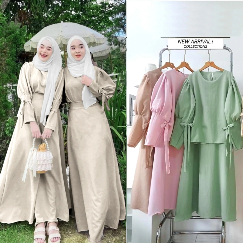 Product image astro - setelan rok wanita jihmsa realpict M/L coksu