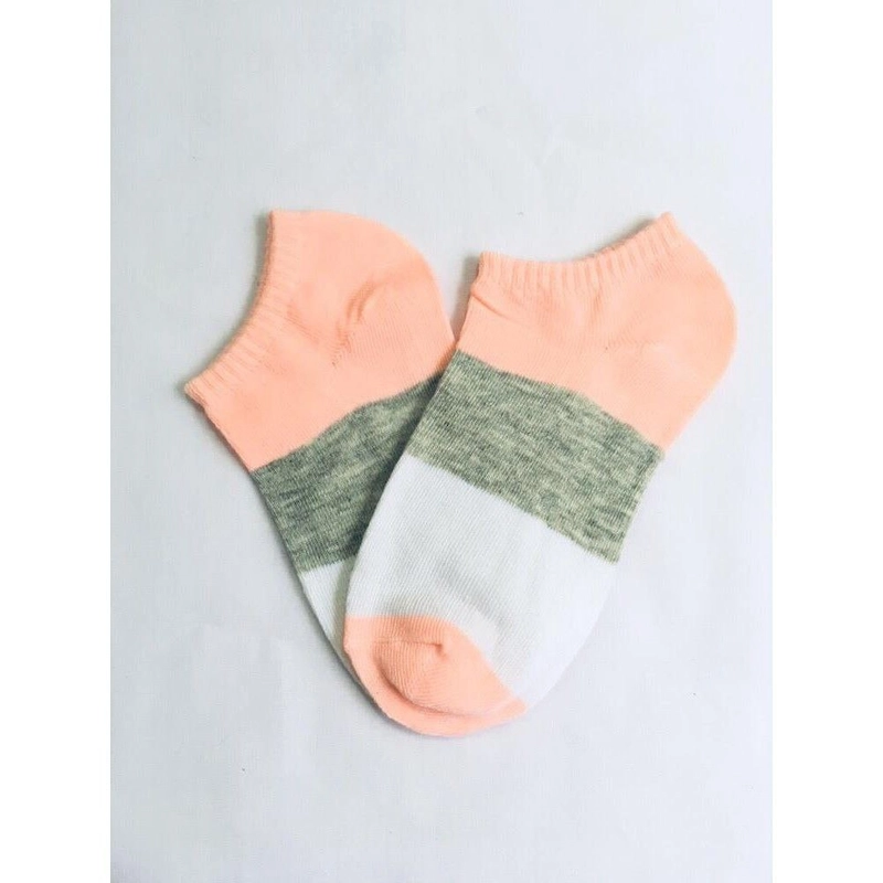 Product image Beatdrop - Kaos Kaki Ankle Cute Wanita Motif Garis set isi 5 psg motif garis