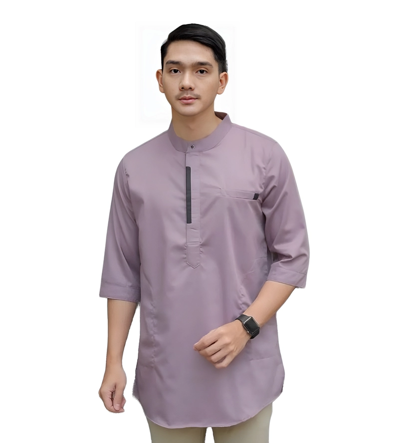 Product image astro - Kemeja Koko pria OraFc realpict M LAVENDER