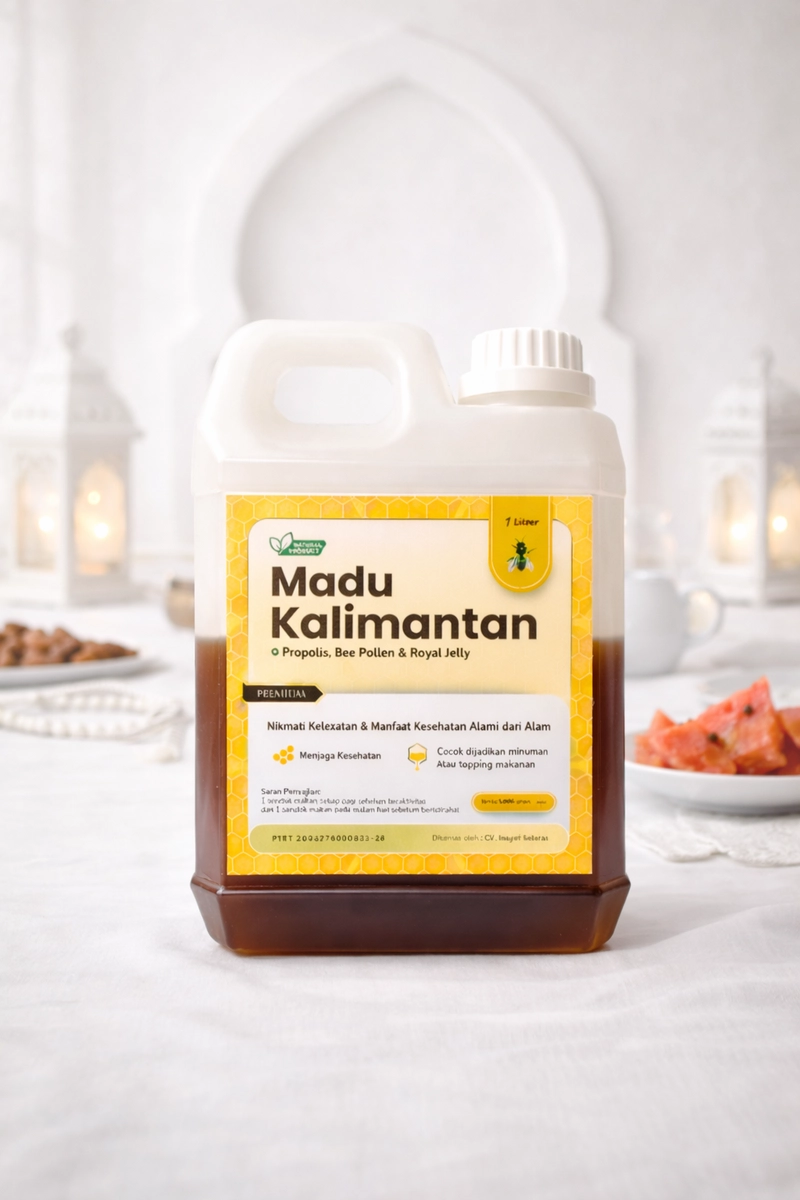 Product image Mirani - (Kemasan Baru) Buy 1 get 1 Madu Kalimantan Propolis 1kg almar'ah