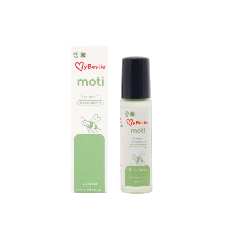 Product image MyBestie Official - MyBestie Moti - Essential Oil Menjaga Bayi dari Gigitan Nyamuk 8 ml Moti