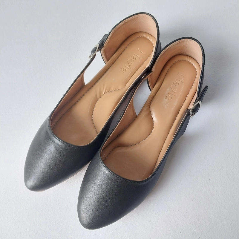 Product image Nayla - Sepatu Wanita Flatshoes Bahan Impor Size 37-40 Series Damelia 37 Hitam