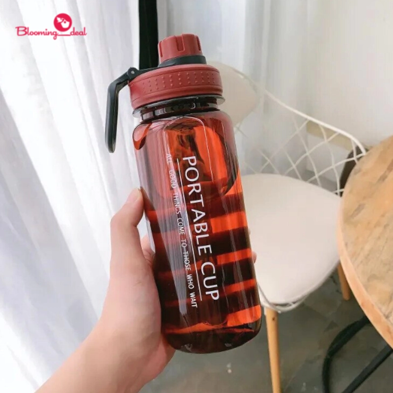Product image Blooming Deal - Botol Minum Portable Cup 800ml / Botol Minum Sport 800 ml HX513 MERAH