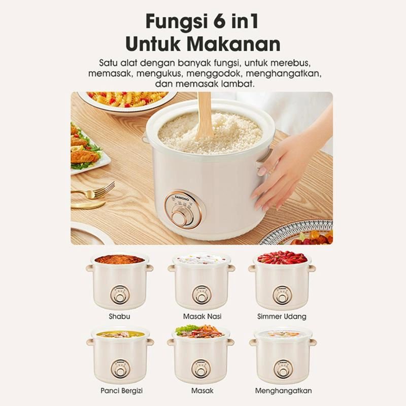 Product image UTAMAMEGA - SAMONO Rice Cooker SW-SC3L ( SWSC3L ) Warna Multi