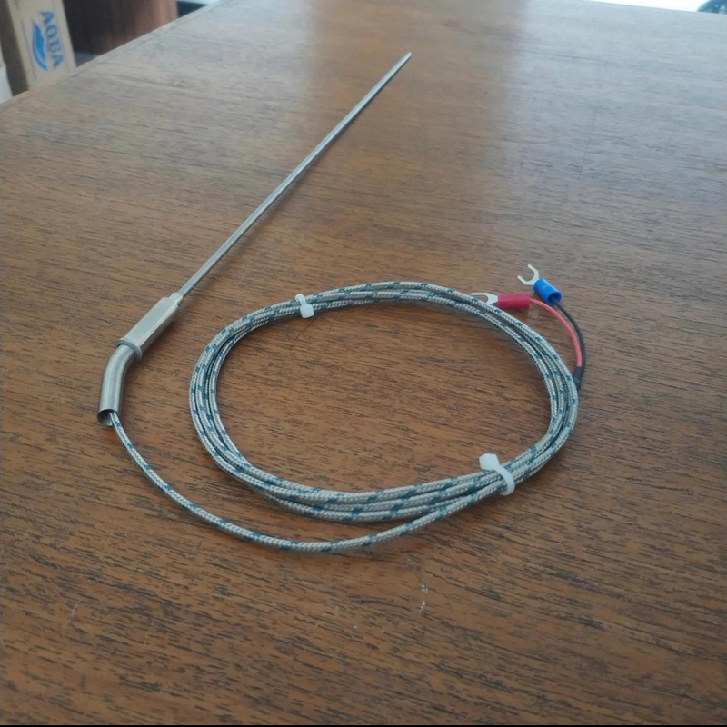 Product image Sparepart Industri - Bendable Mineral K Type Thermocouple Probe 3mmx300mm Probe 30Cm 100 gram Baru