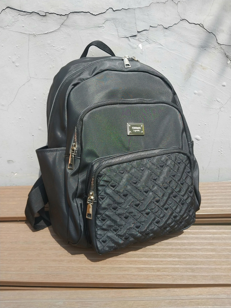 Product image CBL - Tas Ransel JODY Tas Punggung Backpack Wanita Waterproof Bahan Nilon Cocoly Backpack Model Bordir Unt Medium Hitam