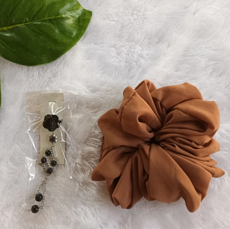 Product image Fisky Collection - Bros Dagu Mutiara + Scrunchi Jumbo All Size Random